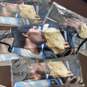 Maradona argentina World Cup face mask